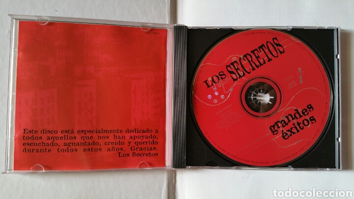 CDs de m&uacute;sica: Los secretos. Grandes &eacute;xitos, 1996. Cd - Foto 3