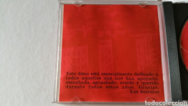 CDs de m&uacute;sica: Los secretos. Grandes &eacute;xitos, 1996. Cd - Foto 4