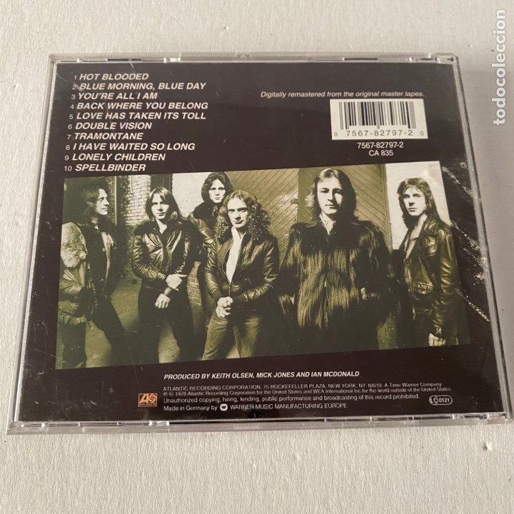 CDs de m&uacute;sica: CD - Foreigner - double vision - Foto 2