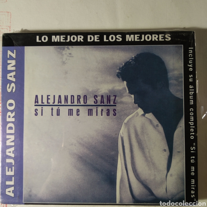 CDs de m&uacute;sica: CD Alejandro Sanz Si t&uacute; me miras - Foto 1
