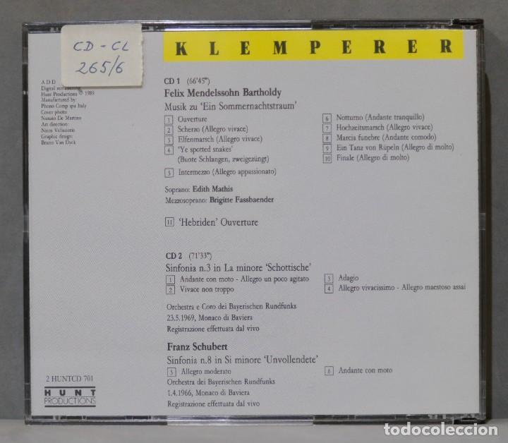CDs de m&uacute;sica: CAJA CD. KLEMPERER. BARTHOLDY. SCHUBERT - Foto 2