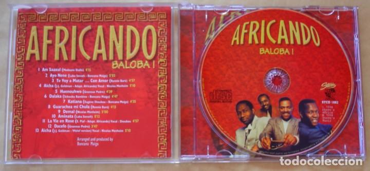 CDs de m&uacute;sica: AFRICANDO - BALOBA! (CD) 1998 - 13 TEMAS - Foto 2