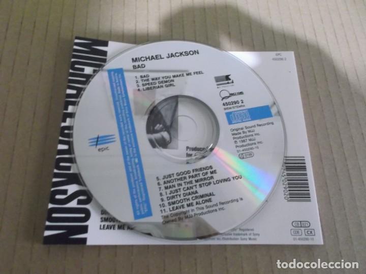CDs de m&uacute;sica: MICHAEL JACKSON (CD) BAD A&Ntilde;O &ndash; 1987 - Foto 3