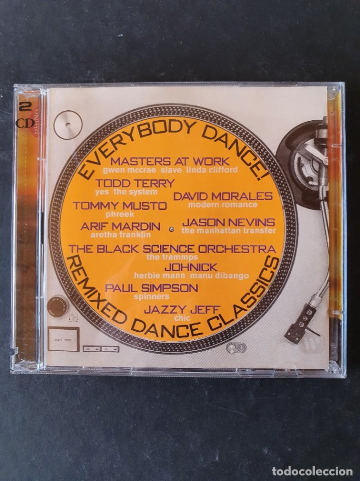 CDs de m&uacute;sica: EVERYBODY DANCE !: Remixed Dance Classics. 2CDS 1998 Atlantic. - Foto 1