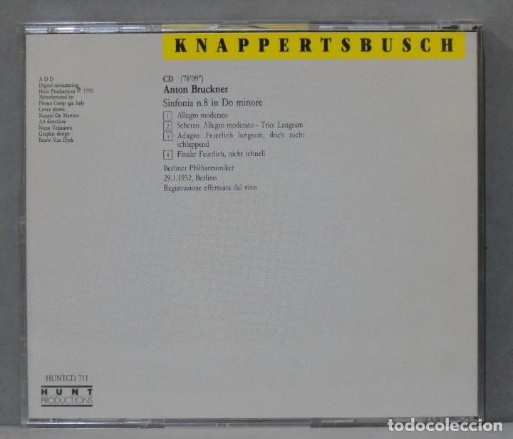 CDs de m&uacute;sica: CD. SINFONIA 8. BRUCKNER - Foto 2