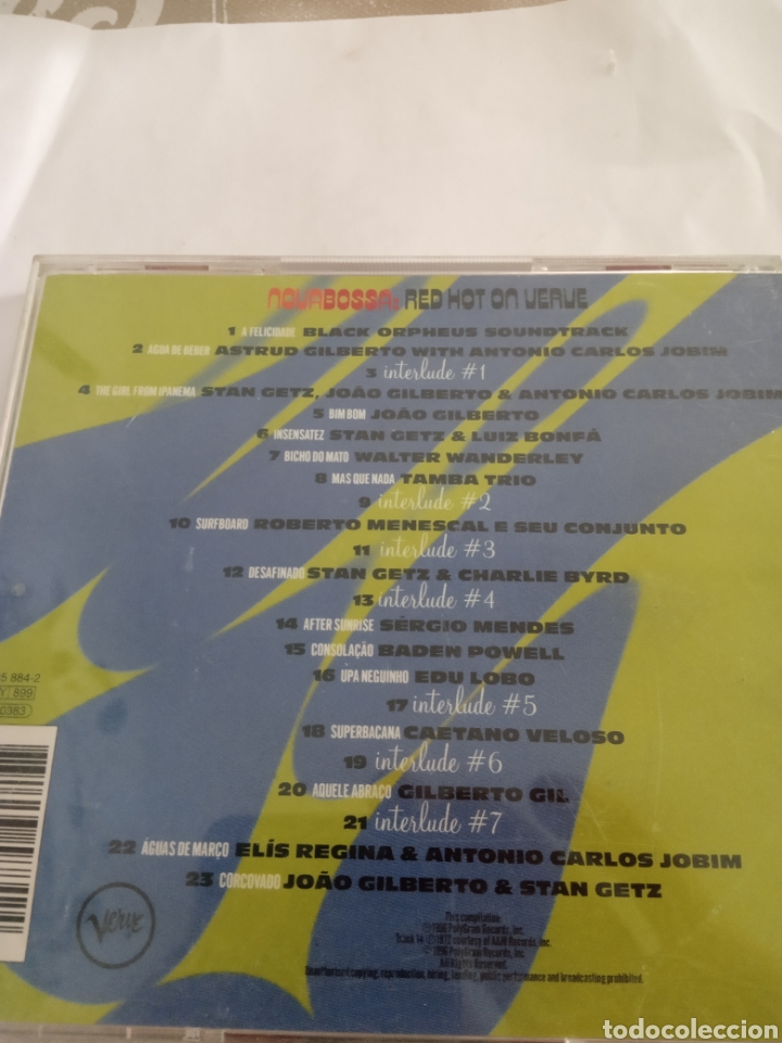 CDs de m&uacute;sica: Cd NOVABOSSA &rdquo; RED HOT ON VERVE &rdquo; - Foto 2