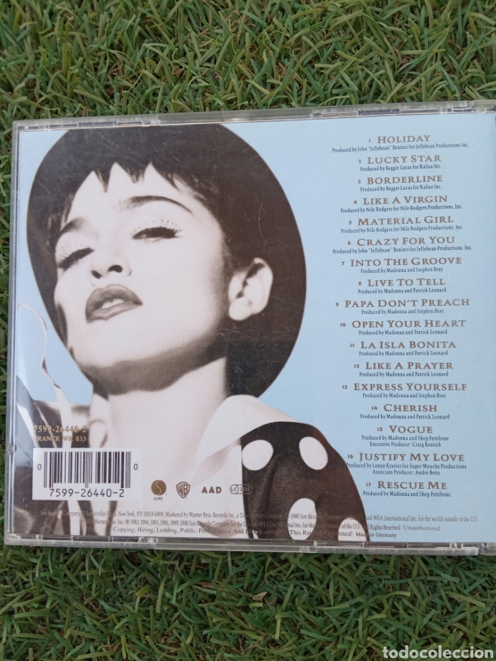 CDs de m&uacute;sica: Cd MADONNA &rdquo; THE IMMACULATE COLLECTION &rdquo; - Foto 3