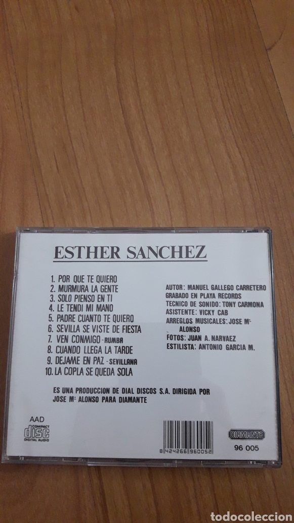 CDs de m&uacute;sica: ESTHER S&Aacute;NCHEZ. VEN CONMIGO - Foto 2