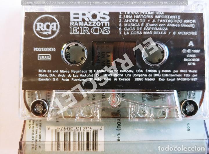 CDs de m&uacute;sica: CINTA CASSETTE DE : EROS RAMAZZOTTI - Foto 2