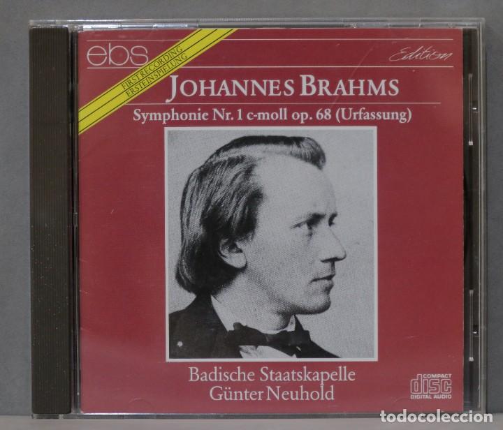 CDs de m&uacute;sica: CD. Brahms. Symphony No.1 OP 68. NEUHOLD - Foto 1