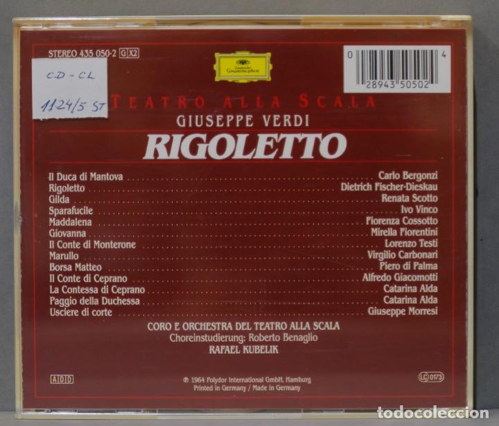 CDs de m&uacute;sica: 2 CD. Kubelik. Rigoletto. VERDI - Foto 2