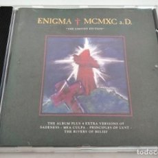 CDs de Música: CD DE ENIGMA. MCMXC A.D. ”THE LIMITED EDITION”. 1991.. Lote 282267908