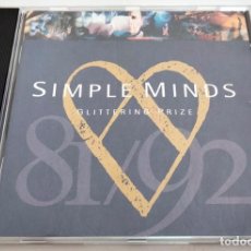 CDs de Música: CD RECOPILATORIO DE SIMPLE MINDS. GLITTERING PRIZE. 1992.. Lote 282272493