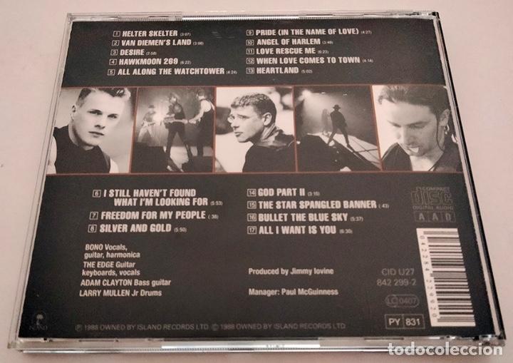 CDs de m&uacute;sica: CD DE U2. RATTLE AND HUM. 1988. COMO NUEVO. - Foto 2