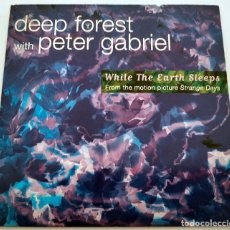 CDs de Música: CD-SINGLE DE DEEP FOREST WITH PETER GABRIEL. WHILE THE EARTH SLEEPS. 1995. COMO NUEVO.