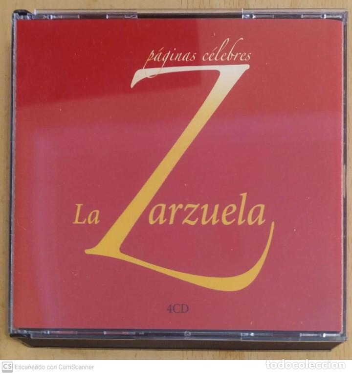 Music CDs: LA ZARZUELA (PAGINAS CELEBRES) 4 CD's