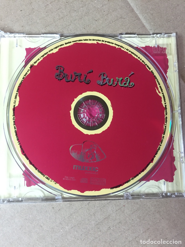 CDs de m&uacute;sica: BUR&Iacute; BUR&Aacute;, 2001, CD como NUEVO - Foto 3