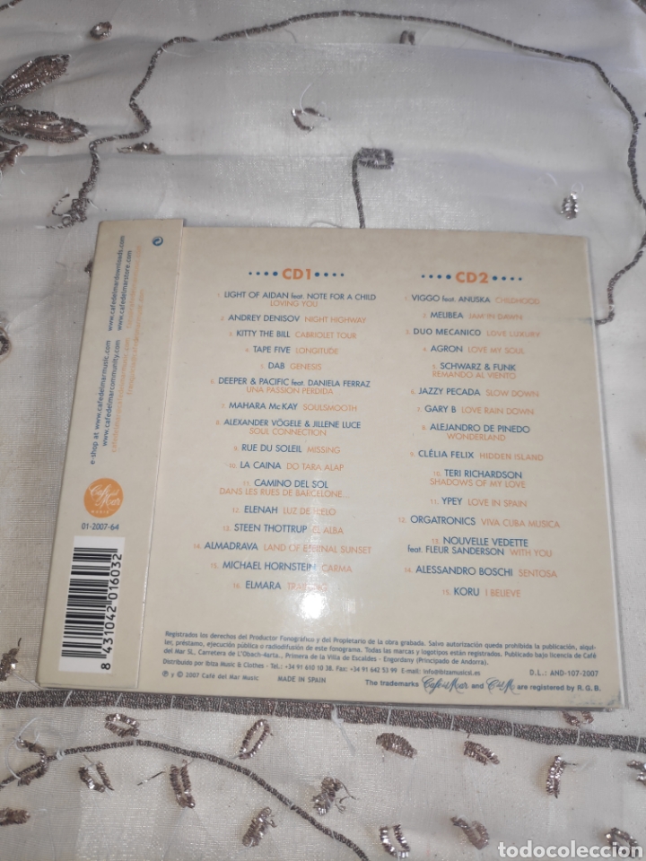 CDs de m&uacute;sica: Cd doble - Caf&eacute; del mar - XIV - Foto 2