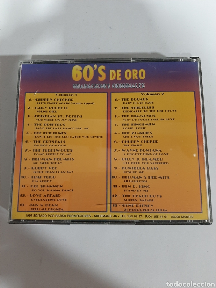 CDs de m&uacute;sica: SCD71 60s de oro CD SEGUNDA MANO - Foto 2