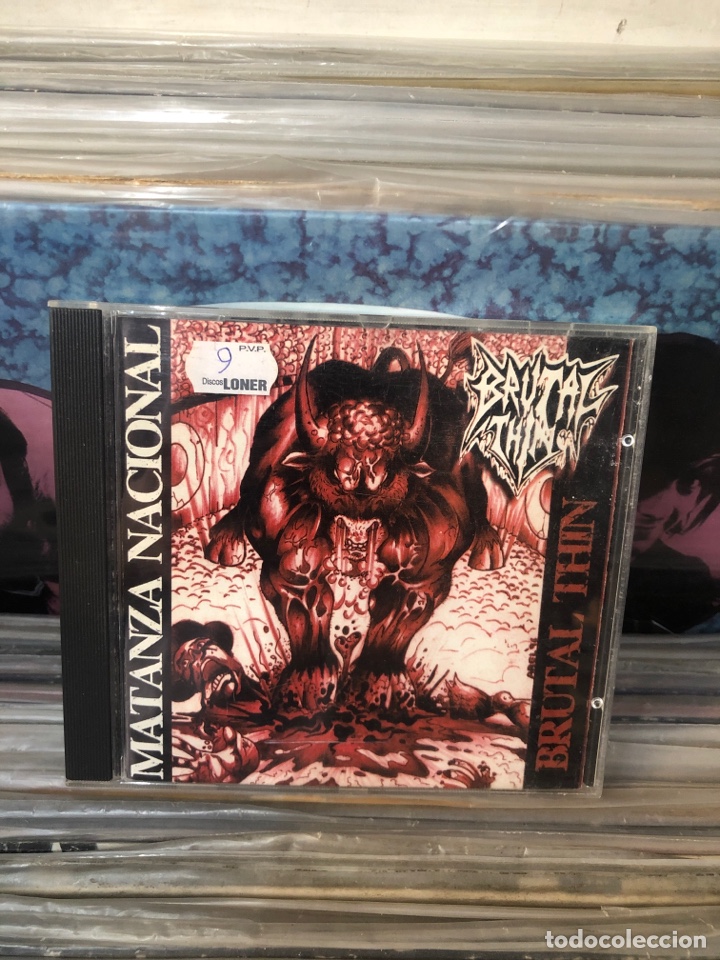 CDs de m&uacute;sica: matanza nacional brutal thin - Foto 1
