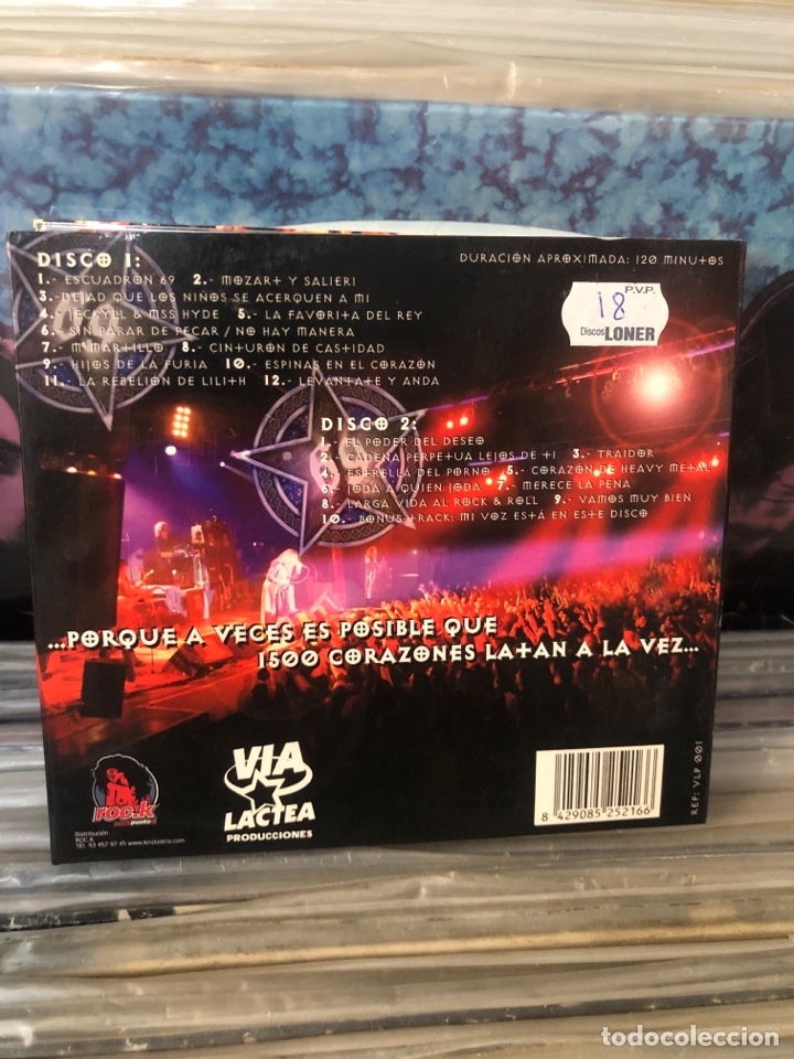 CDs de m&uacute;sica: lujuria &uacute;nete al escuadr&oacute;n 2 cds - Foto 2