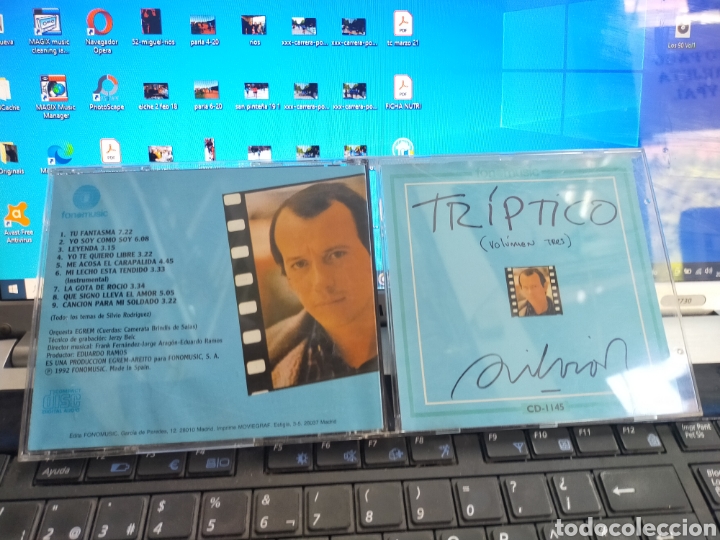 CDs de m&uacute;sica: Silvio Rodr&iacute;guez CD tr&iacute;ptico volumen tres 1992 - Foto 1