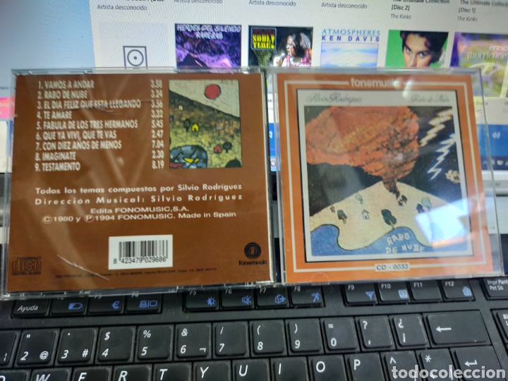 CDs de m&uacute;sica: Silvio Rodr&iacute;guez CD rabo de nube 1994 - Foto 1