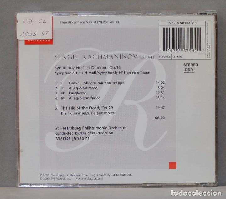 CDs de m&uacute;sica: CD. RACHMANINOFF. Jansons. Symphony No. 1 - Foto 2
