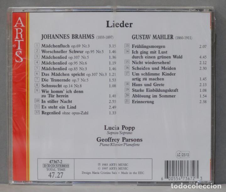 CDs de m&uacute;sica: CD. MAHLER. LIEDER. POPP. PRECINTADO - Foto 2