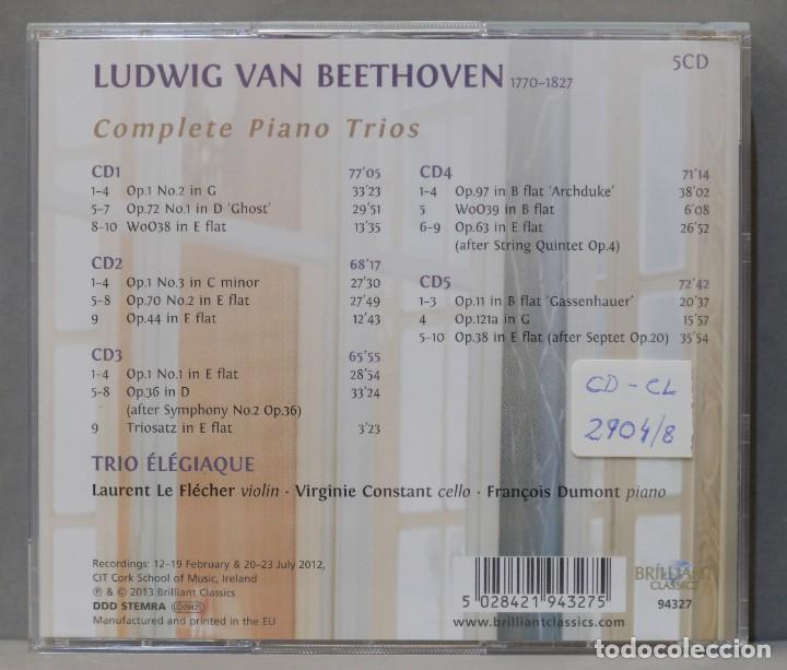 CDs de m&uacute;sica: 5 CD. BEETHOVEN. COMPLETE PIANO TRIOS - Foto 2