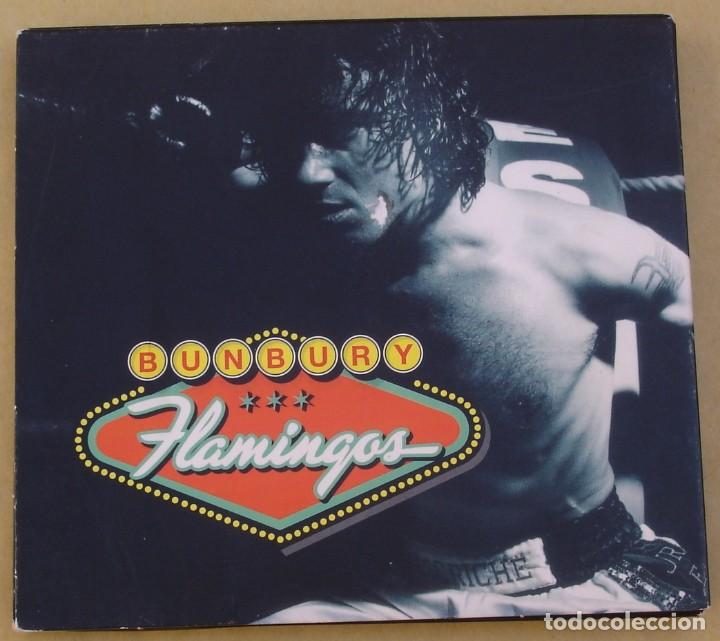 CDs de m&uacute;sica: BUNBURY - FLAMINGOS (CD DIGIPACK) 2002 - 15 TEMAS - Foto 1