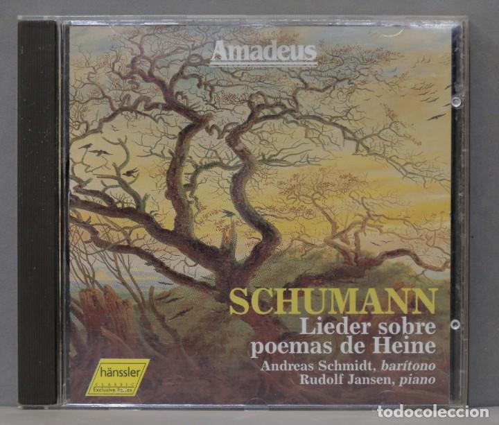 CDs de m&uacute;sica: CD. Schumann. Lieder Sobre Poemas De Heine - Foto 1