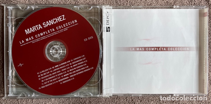 CDs de m&uacute;sica: Marta S&aacute;nchez - La M&aacute;s Completa Colecci&oacute;n 2 CDs Mexico - Foto 4