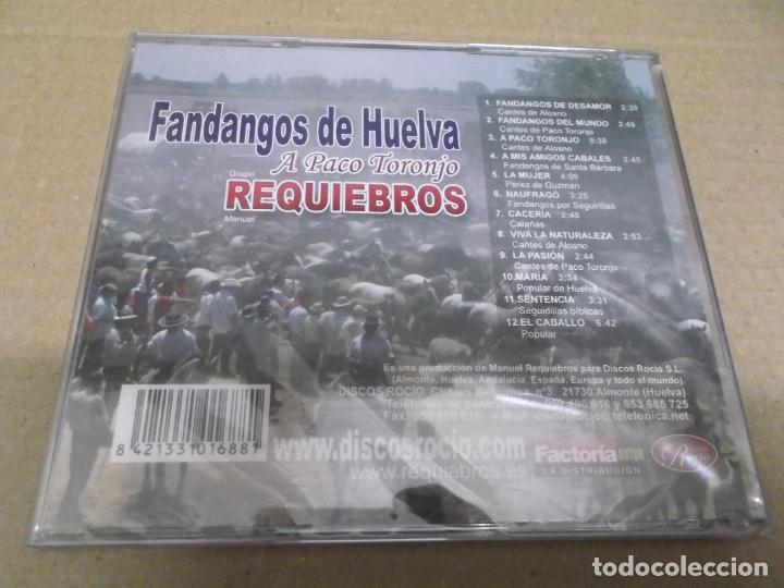 CDs de m&uacute;sica: REQUIEBROS (CD) A PACO TORONJO A&Ntilde;O &ndash; 2012 - PRECINTADO - Foto 2