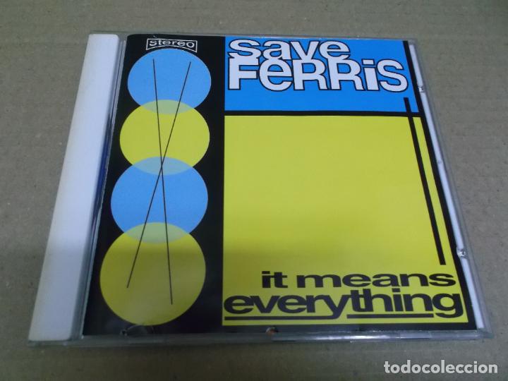 CDs de m&uacute;sica: SAVE FERRIS (CD) IT MEANS EVERYTHING A&Ntilde;O &ndash; 1997 - Foto 1