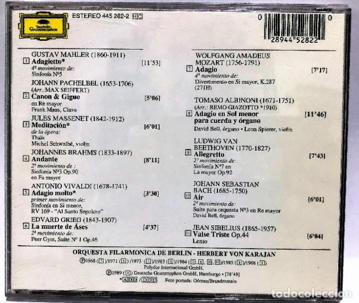 CDs de m&uacute;sica: Herbert von Karajan - Adagio - Foto 3