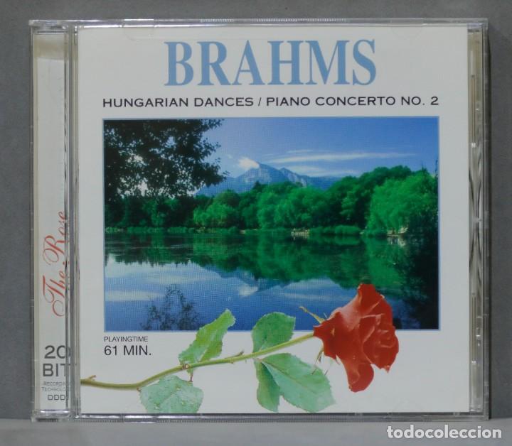 CDs de m&uacute;sica: CD. BRAHMS. HUNGARIAN DANCES. PIANO CONCERTO 2 - Foto 1
