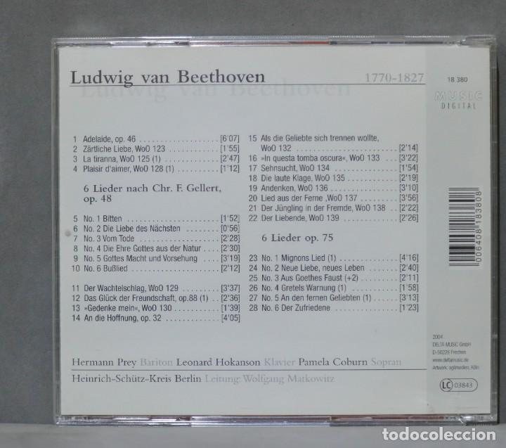 CDs de m&uacute;sica: CD. Ludwig van Beethoven. Lieder Vol. 2 - Foto 2