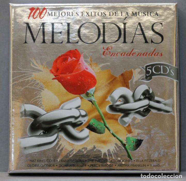 CD di Musica: 5 CD. 100 MEJORES EXITOS DE LA MUSICA. MELODIAS. ENCADENADAS