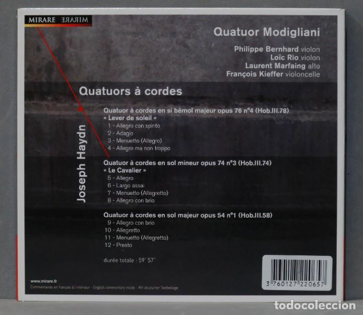 CDs de m&uacute;sica: CD. MODIGLIANI. HAYDN. OP. 76, 74, 54 - Foto 2