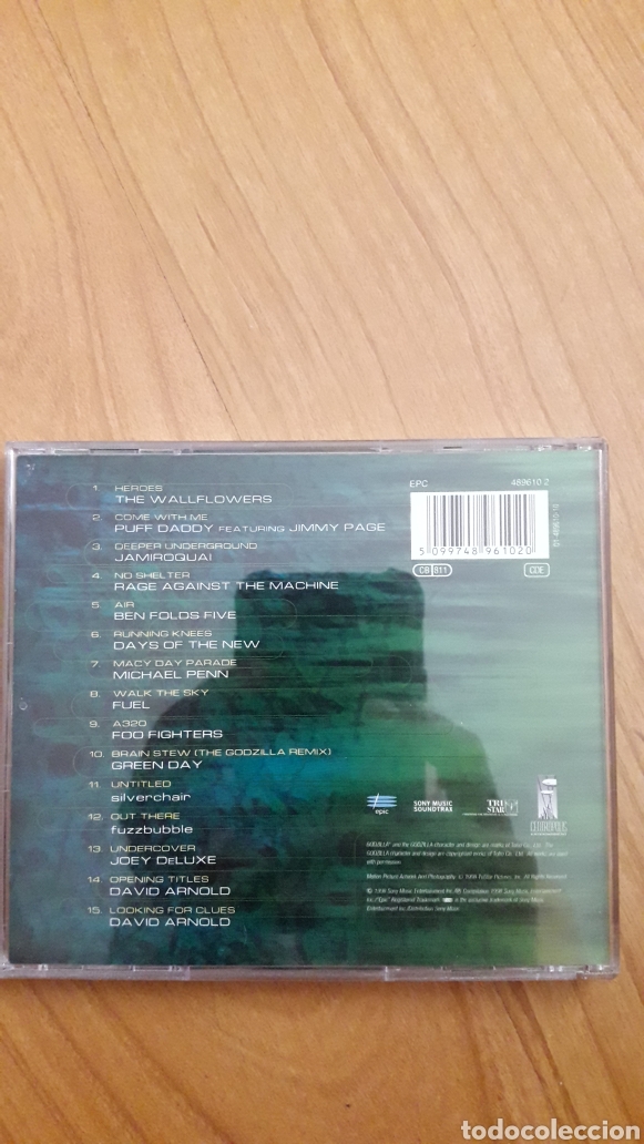 CDs de m&uacute;sica: BSO GODZILLA THE ALBUM - Foto 2