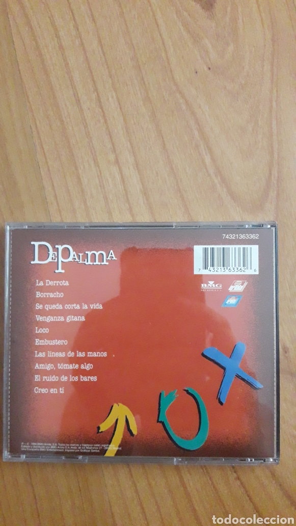 CDs de m&uacute;sica: DEPALMA - Foto 2