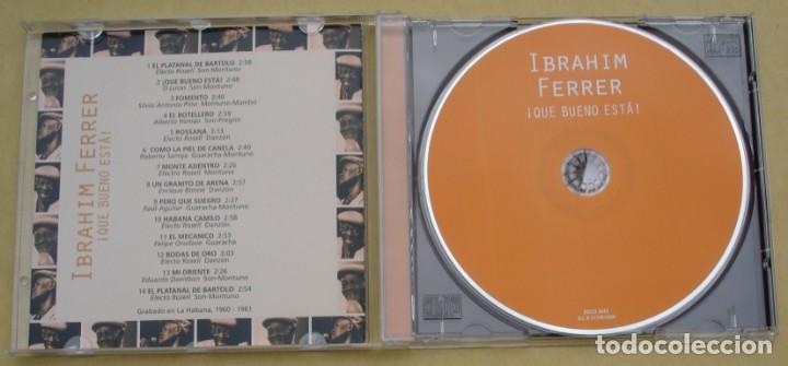 CDs de m&uacute;sica: IBRAHIM FERRER - QUE BUENO ESTA (CD) 2000 - 14 TEMAS - Foto 2