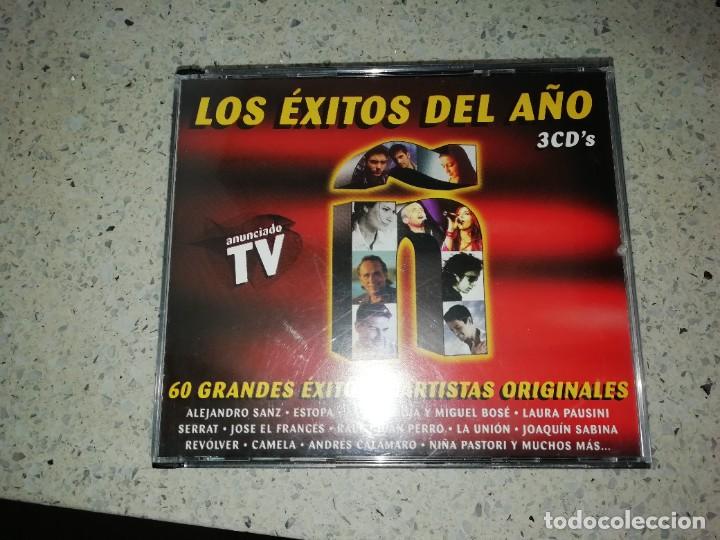 CDs de m&uacute;sica: Los &eacute;xitos del a&ntilde;o 3 cds 60 grandes exitos - Foto 2