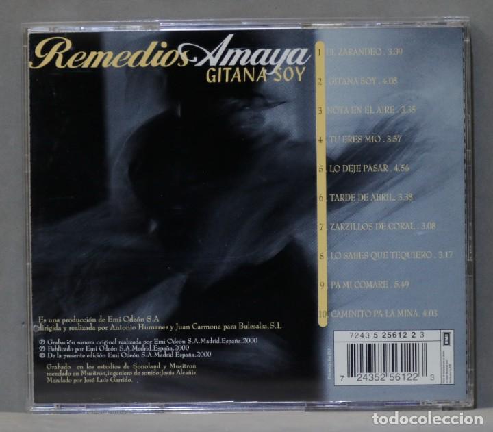 CDs de m&uacute;sica: CD. REMEDIOS AMAYA. GITANA SOY - Foto 2