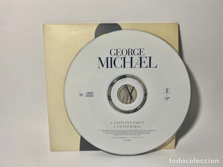 CDs de m&uacute;sica: George Michael - Fastlove CD single original de 1996 - Foto 3