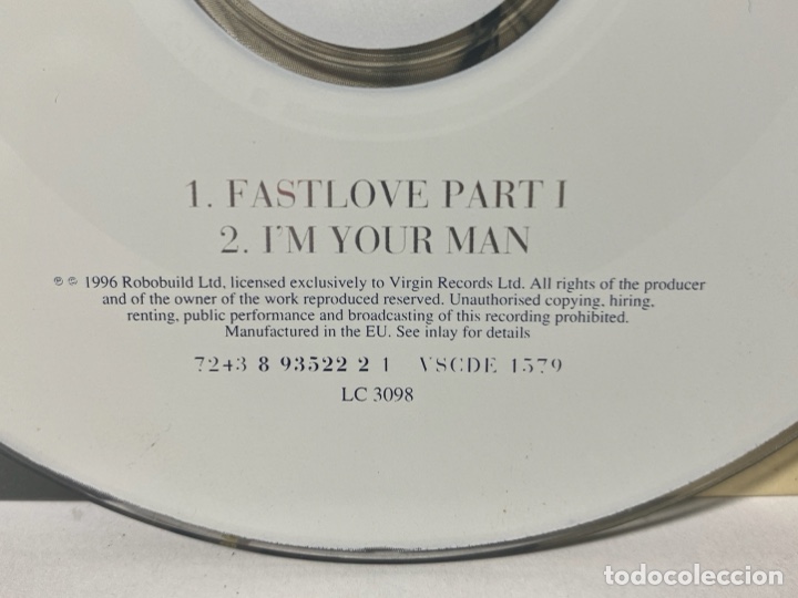 CDs de m&uacute;sica: George Michael - Fastlove CD single original de 1996 - Foto 4