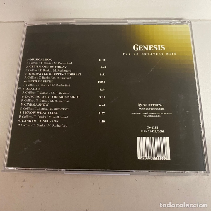 CDs de m&uacute;sica: CD - Genesis - The greatest hits - Foto 2