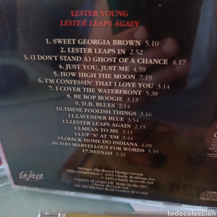 CDs de m&uacute;sica: Lester Young - Lester Leaps Again - Foto 2