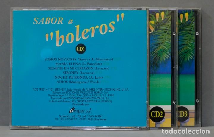 CDs de m&uacute;sica: 3 CD. SABOR A BOLEROS - Foto 2
